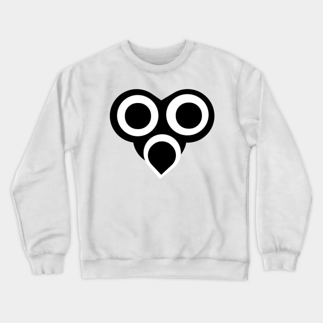 Owl face cartoon Crewneck Sweatshirt by Universal house